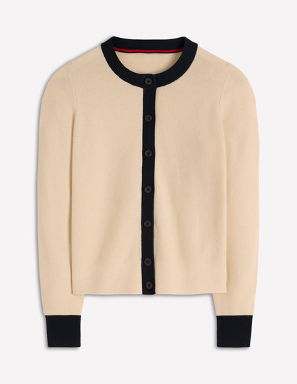 Grace Colour Block Cardigan-Warm Ivory-5