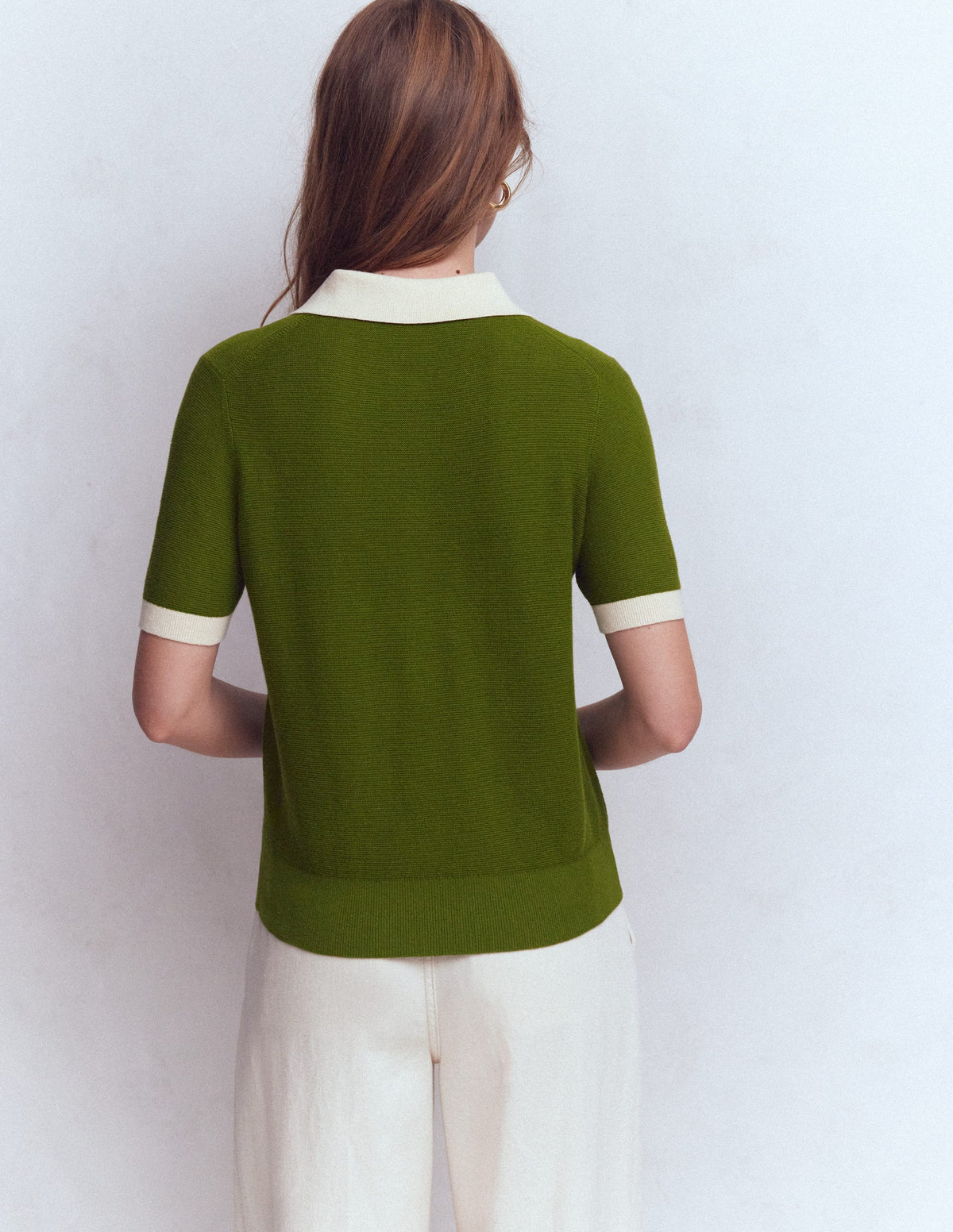 Grace Colour Block T-Shirt-Promenade Green - Image 3