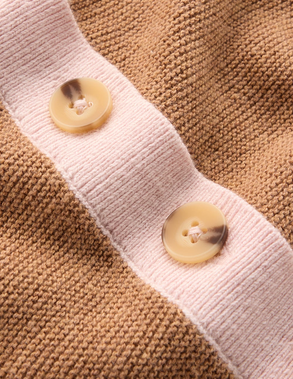 Grace Colour Block T-Shirt-Camel Melange-7