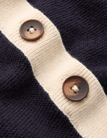 Grace Colour Block T-Shirt-Navy-7