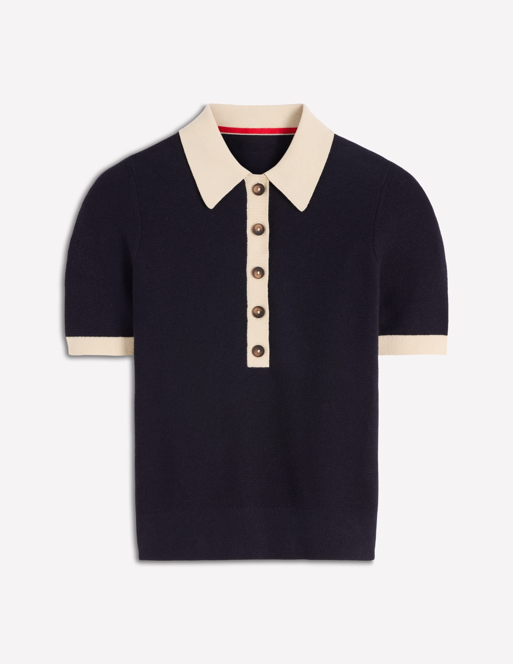 Grace Colour Block T-Shirt-Navy - Image 6