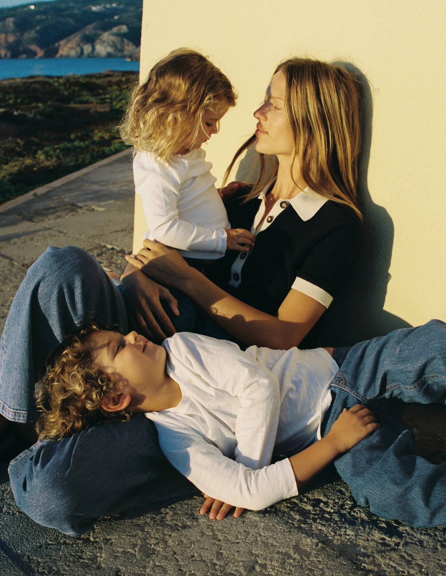 Grace Colour Block T-Shirt-Navy