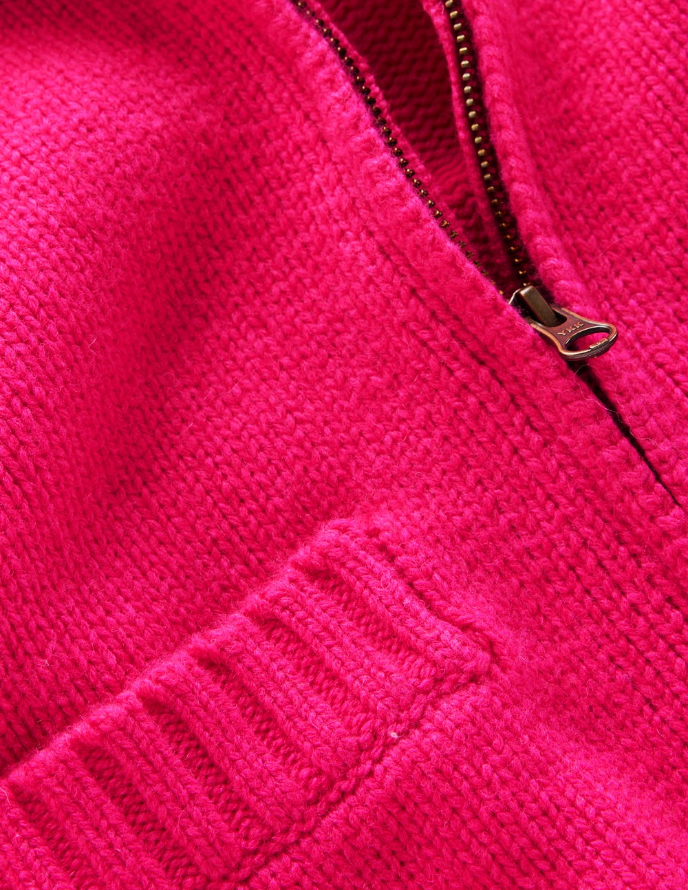 Maya Zip Up Jacket-Flamboyant Pink - Image 6