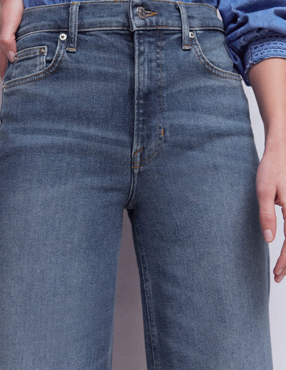 High Rise Wide Leg Jeans-Mid Vintage-2