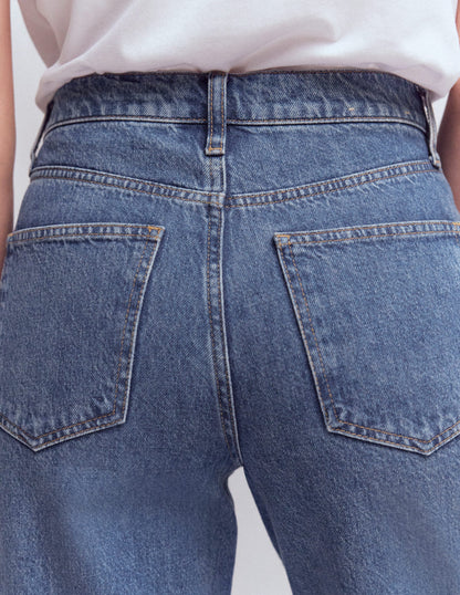 Mid Rise Relaxed Jeans-Mid Vintage-2