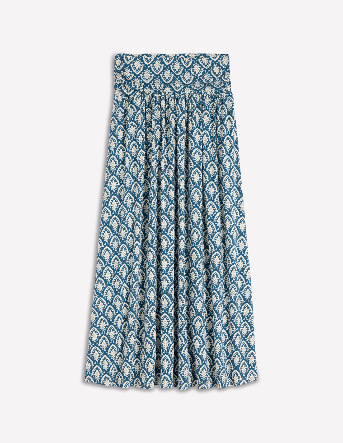 Rosaline Jersey Skirt-Blue, Petal Terrace