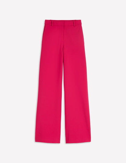 Belgravia Ponte Pants-Pomegranate-7