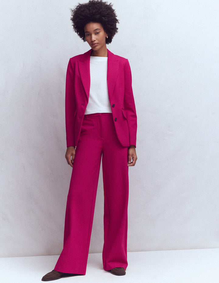 Belgravia Ponte Pants-Pomegranate