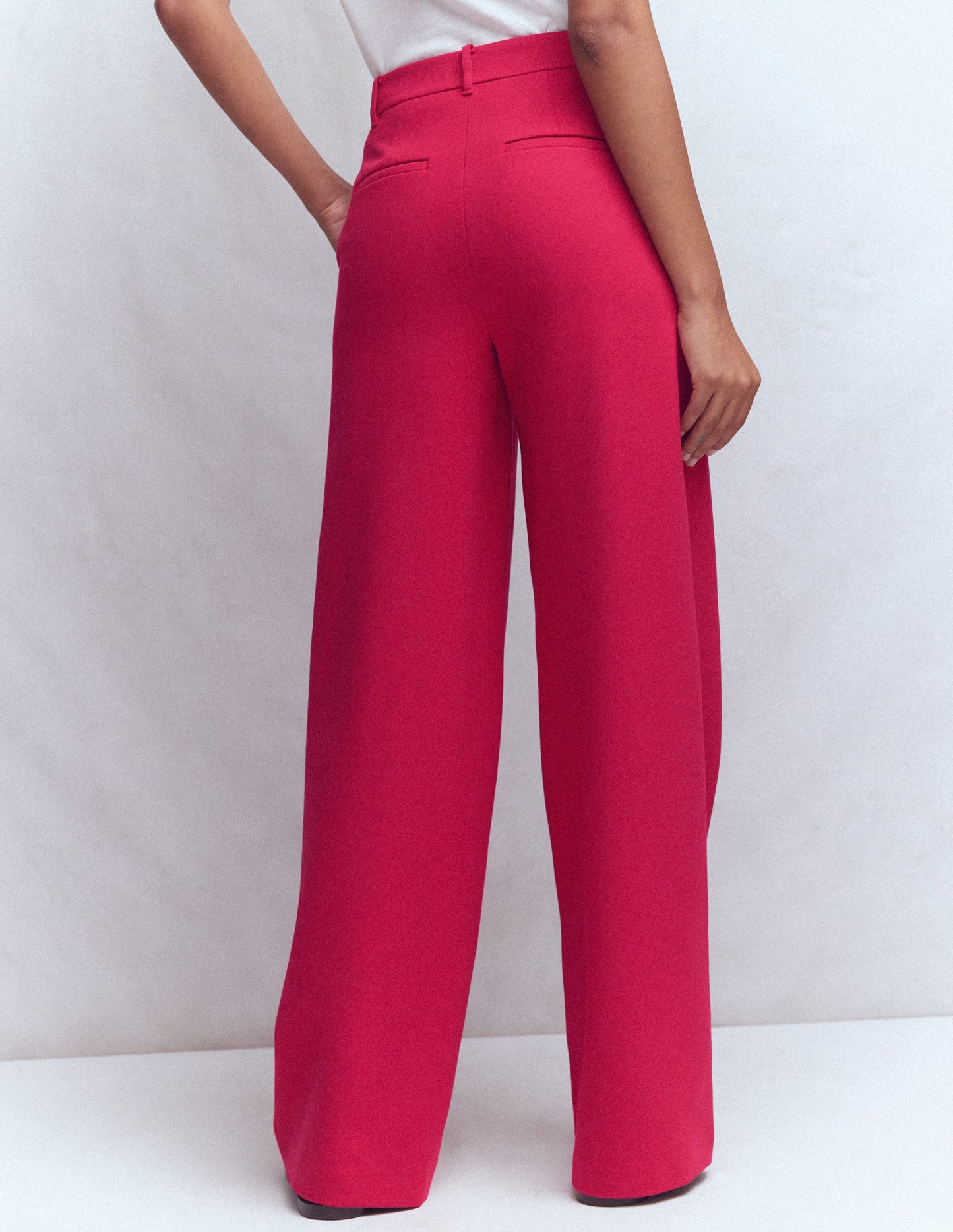 Belgravia Ponte Pants-Pomegranate
