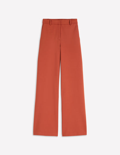 Belgravia Ponte Pants-Burnt Orange-5