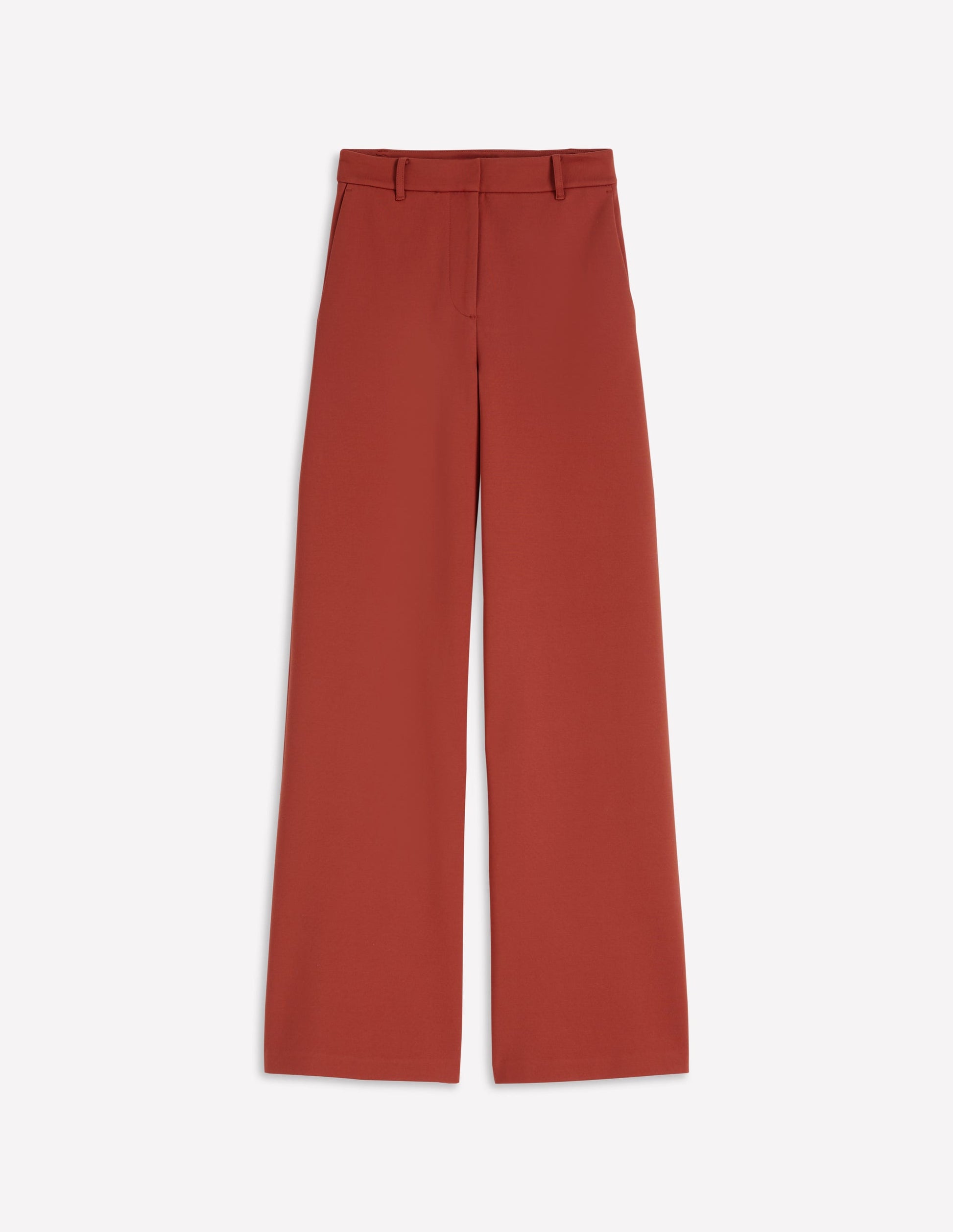 Belgravia Ponte Pants-Burnt Orange-5