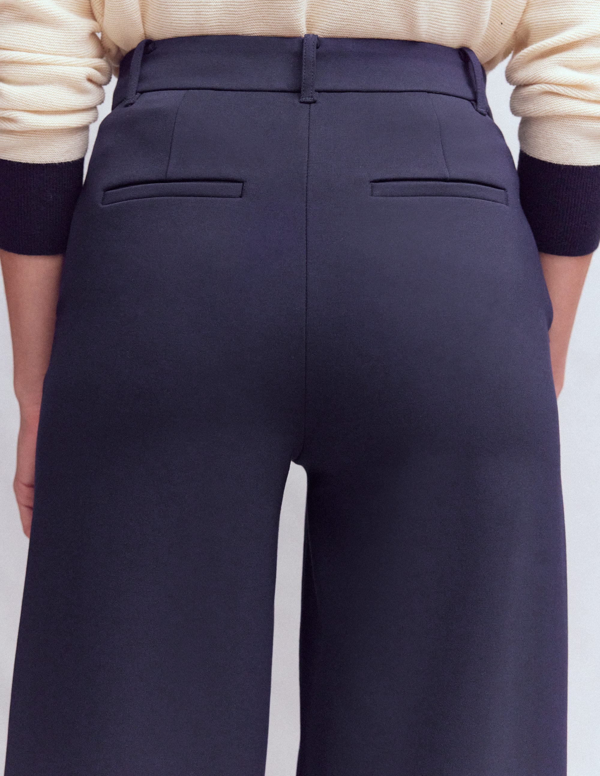 Belgravia Ponte Pants-Navy - Image 2