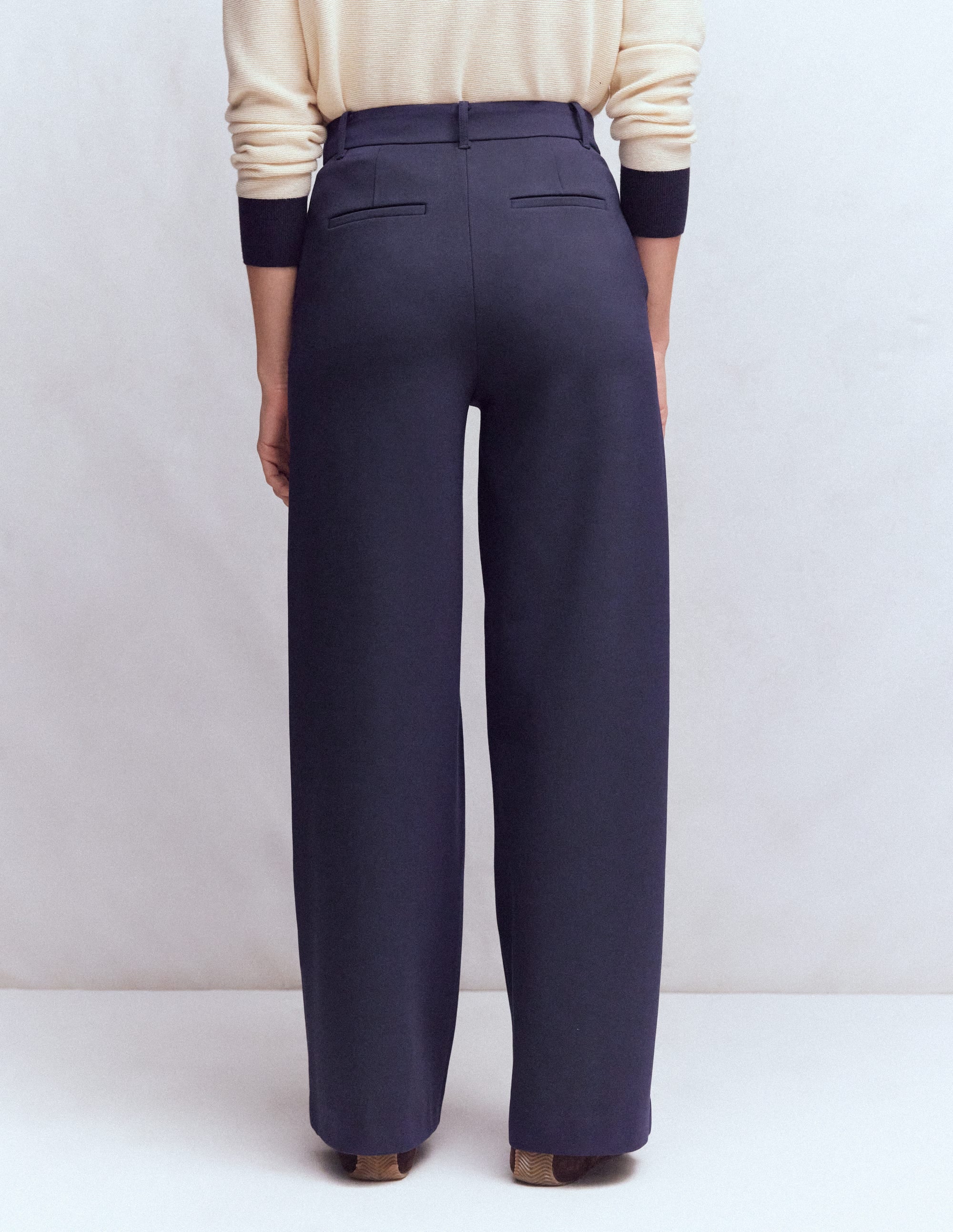 Belgravia Ponte Pants-Navy - Image 3