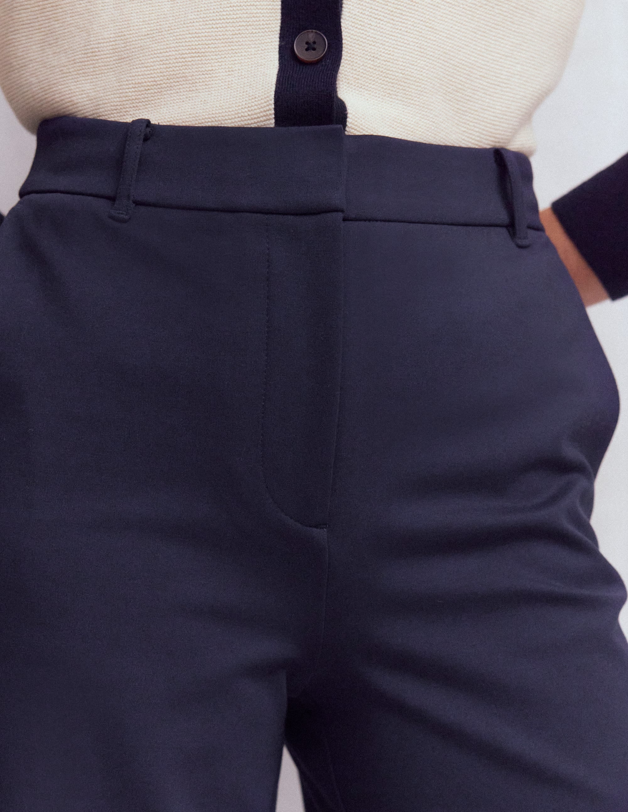 Belgravia Ponte Pants-Navy - Image 5