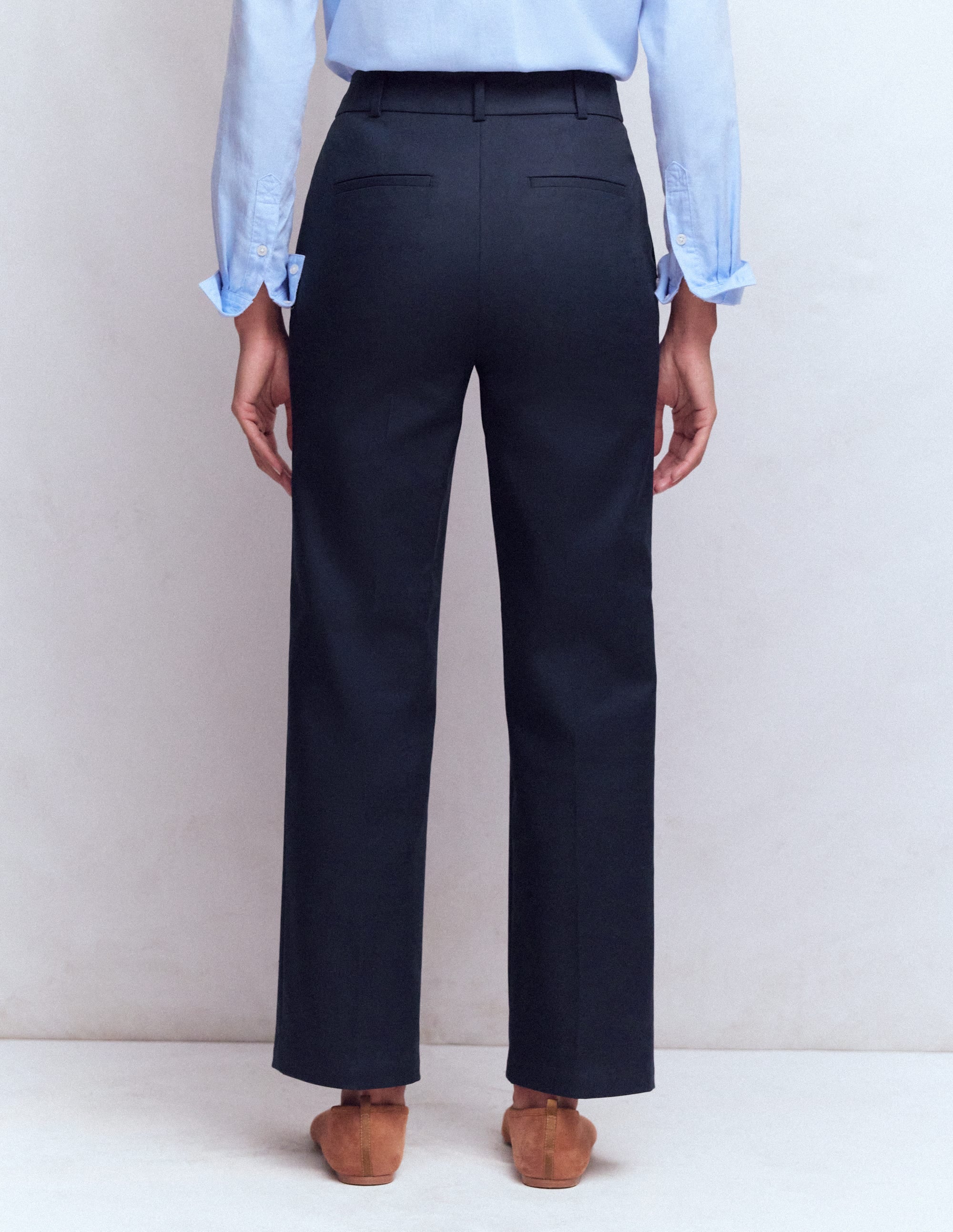 Canonbury Cotton 7/8 Pants-Navy - Image 3