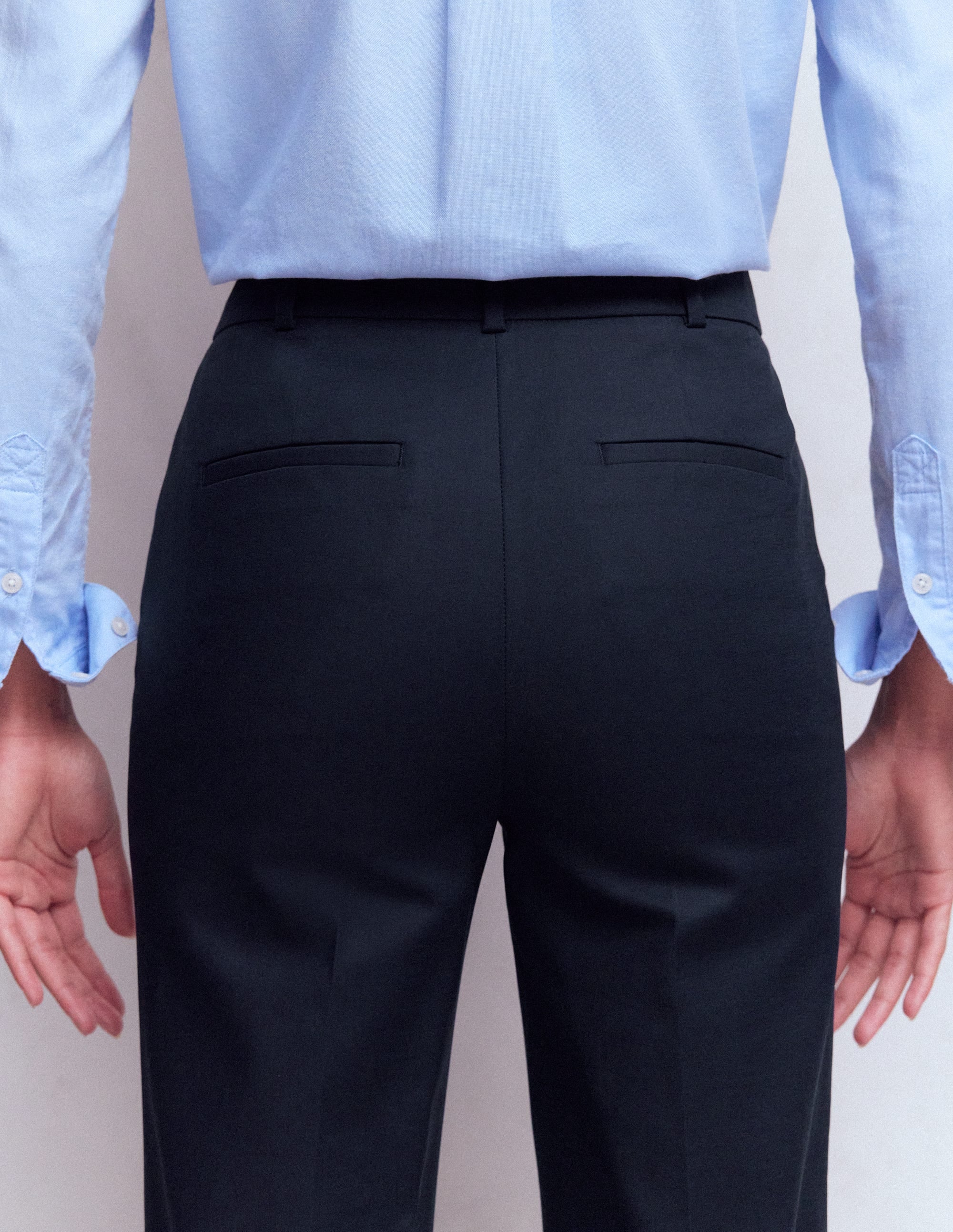 Canonbury Cotton 7/8 Pants-Navy - Image 5