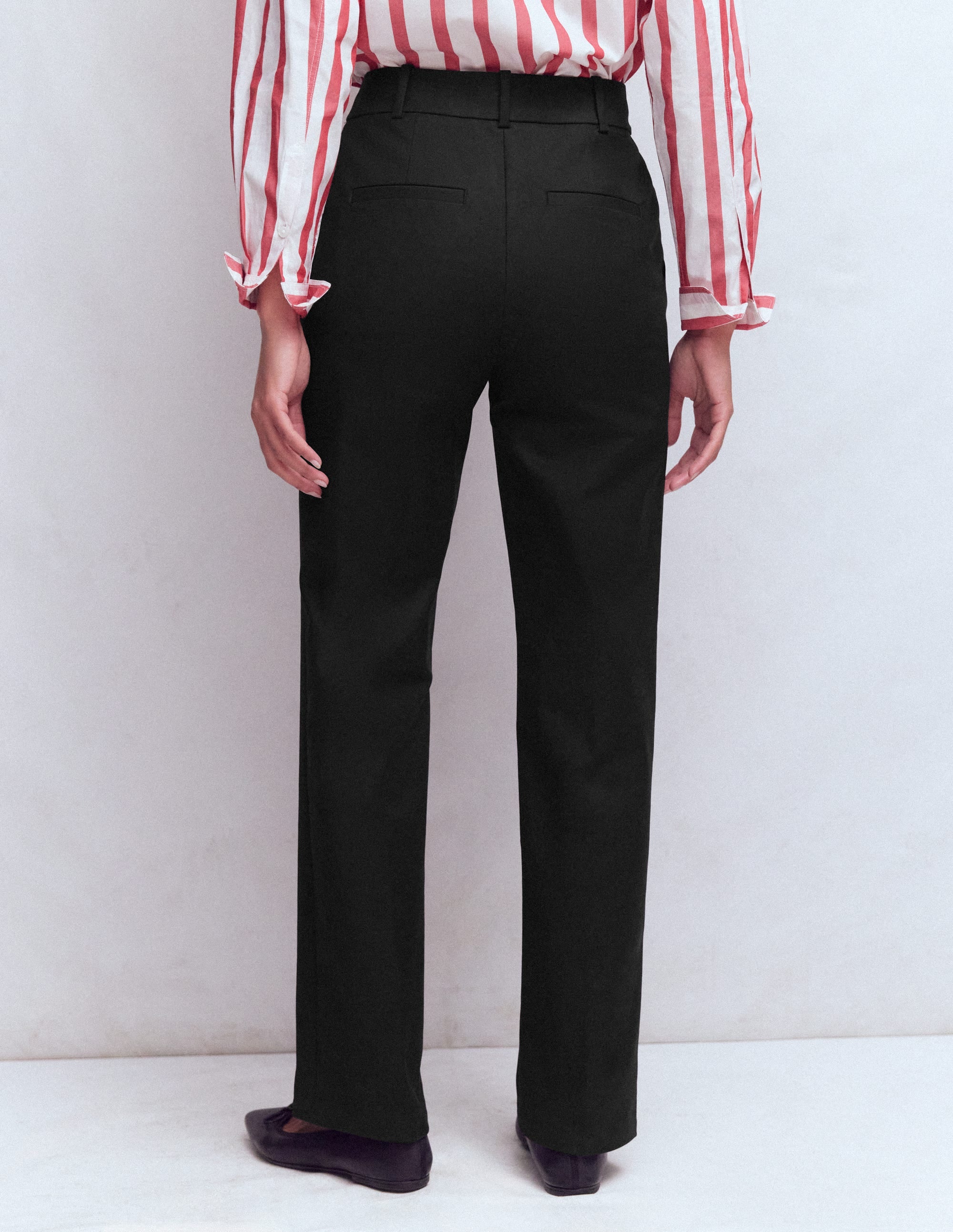 Canonbury Cotton Pants-Black - Image 3
