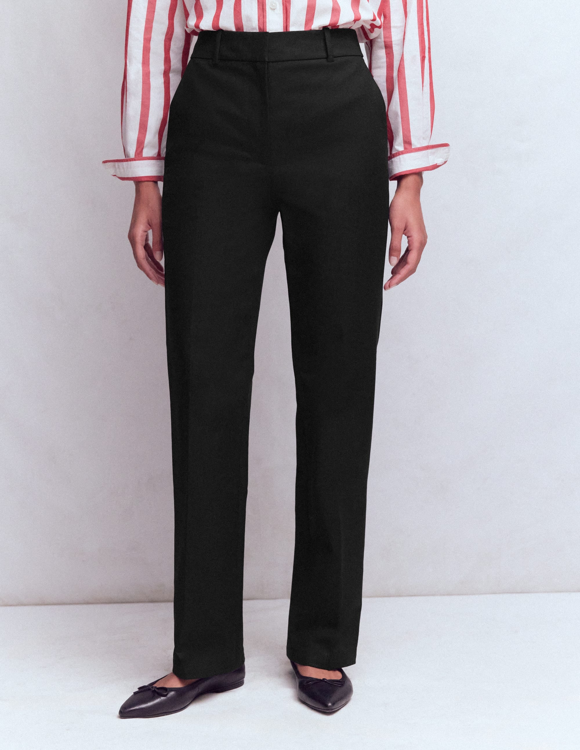 Canonbury Cotton Pants-Black - Image 4