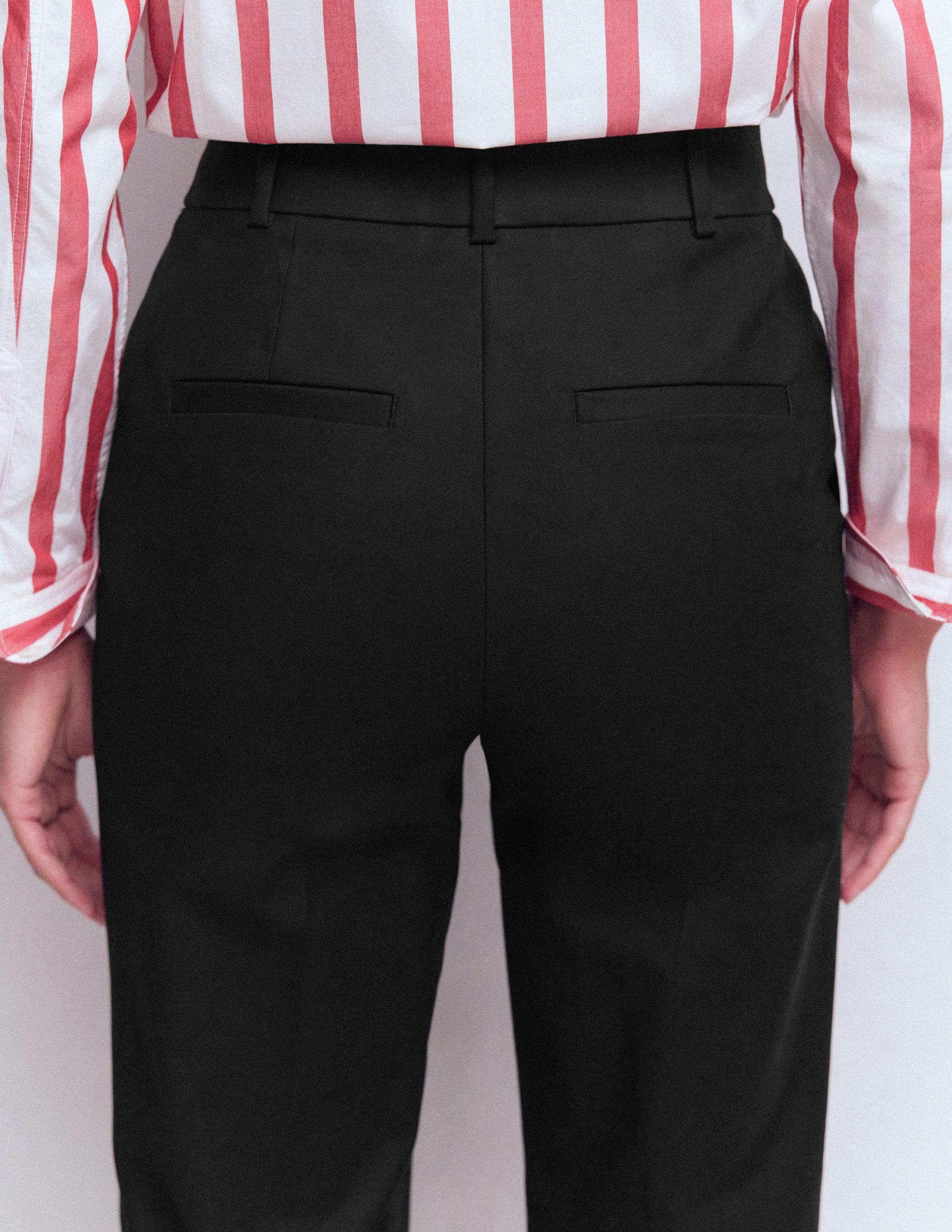 Canonbury Cotton Pants-Black - Image 5