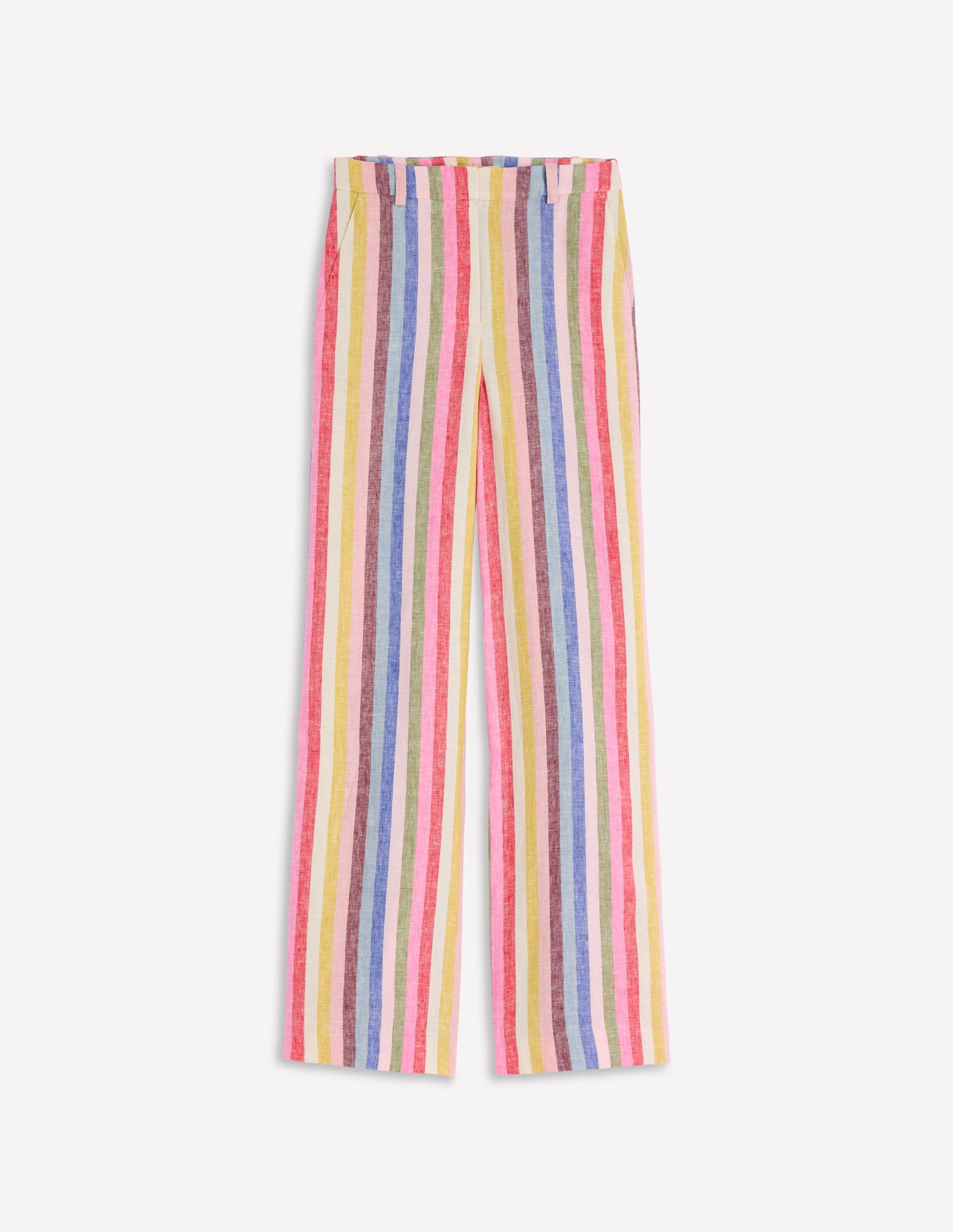 Belgravia Linen Pants-Multi Stripe-7