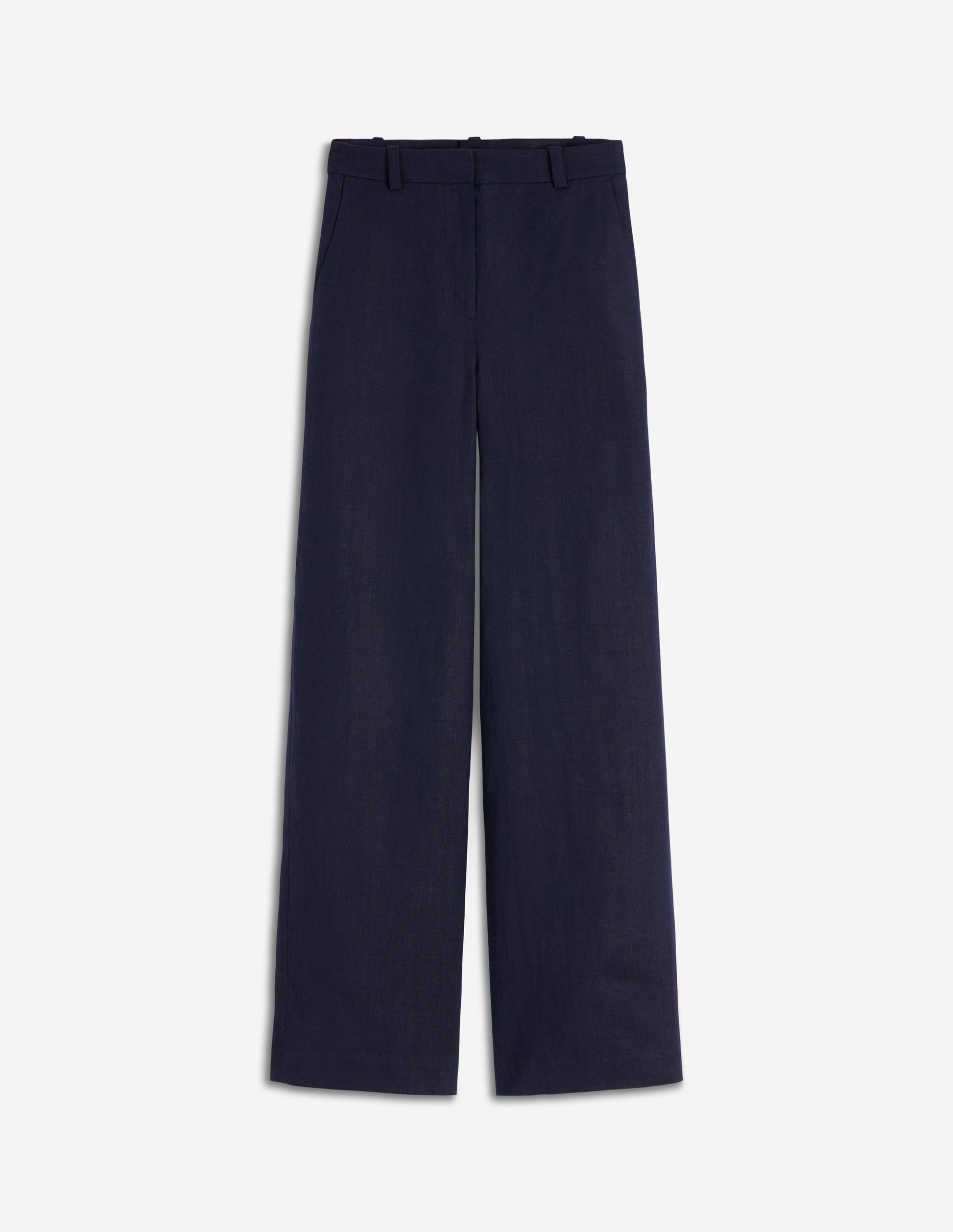 Belgravia Linen Pants-Navy-5
