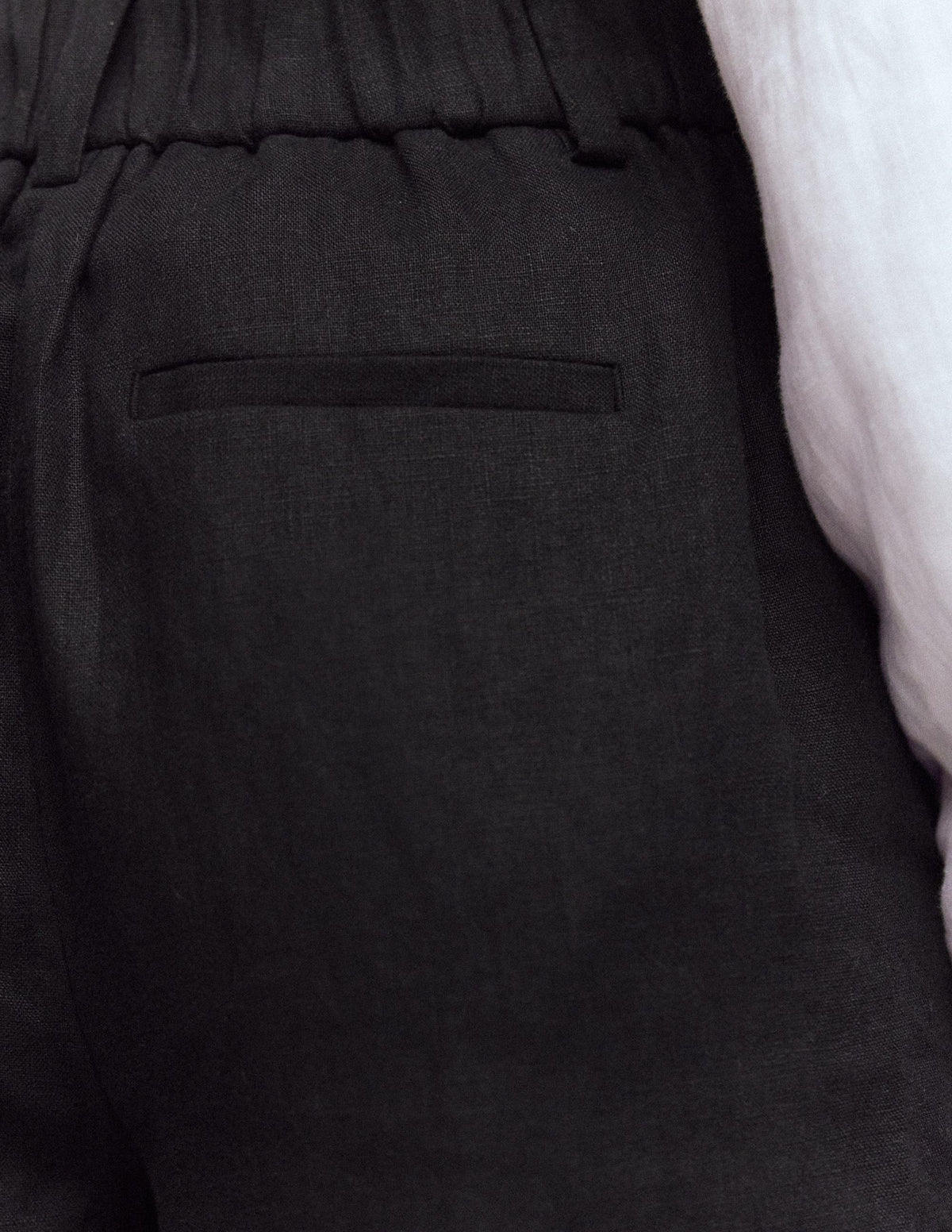 Kensington Linen Pants-Black - Image 5