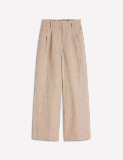 Kensington Linen Pants-Amphora Chambray-5