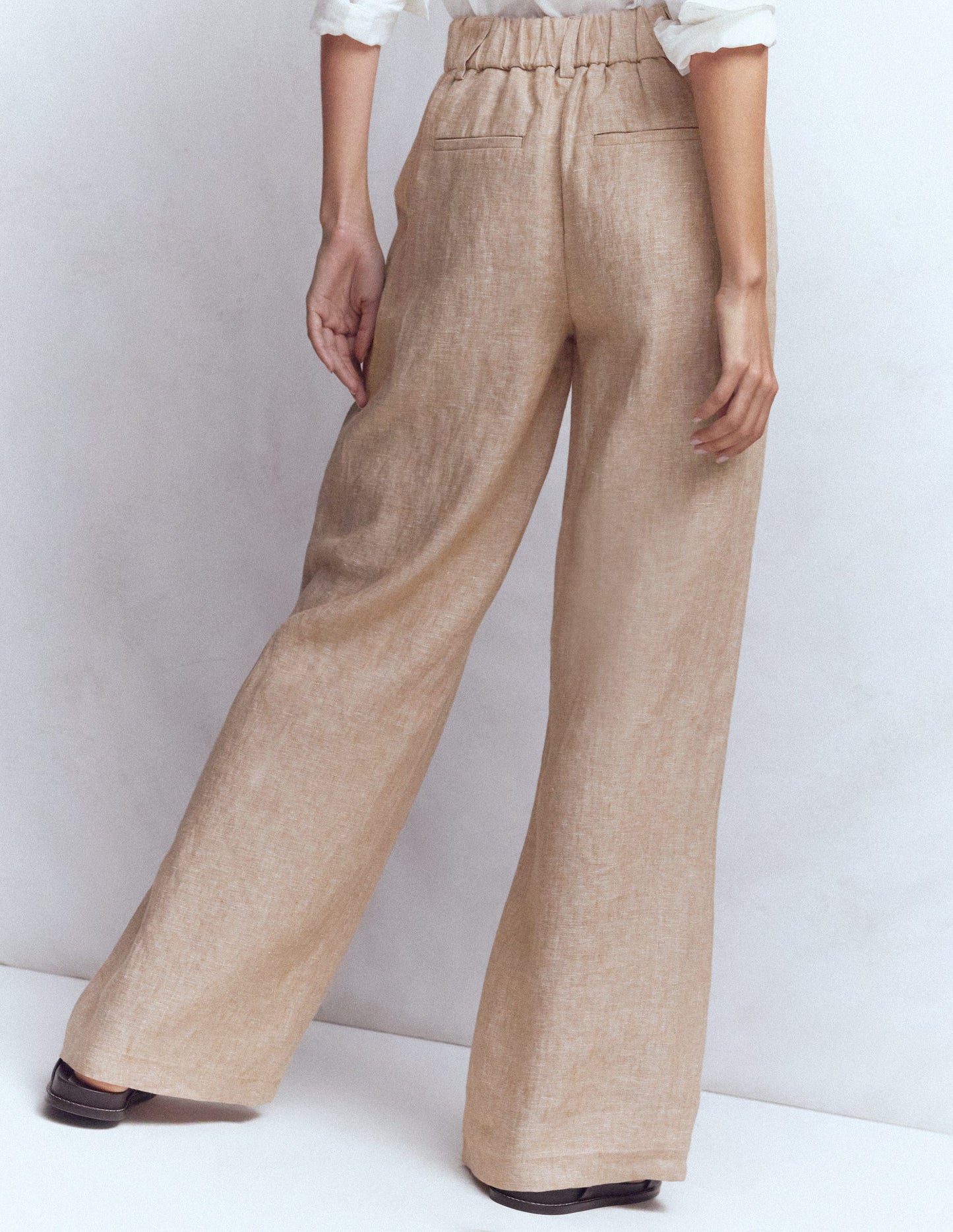Kensington Linen Pants-Amphora Chambray