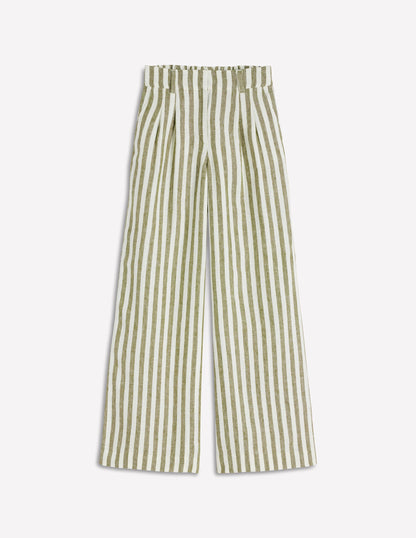 Kensington Linen Pants-Mayfly Stripe-6