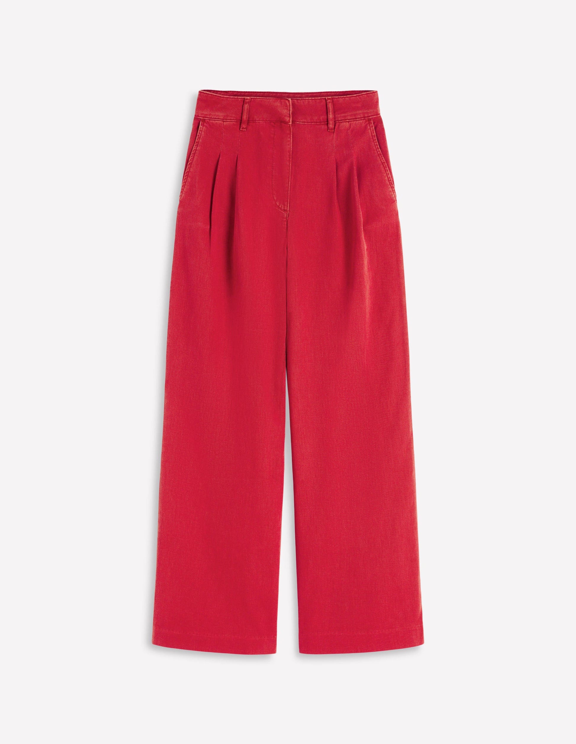 Kensington Wide Leg Pants-Poppy Red-6