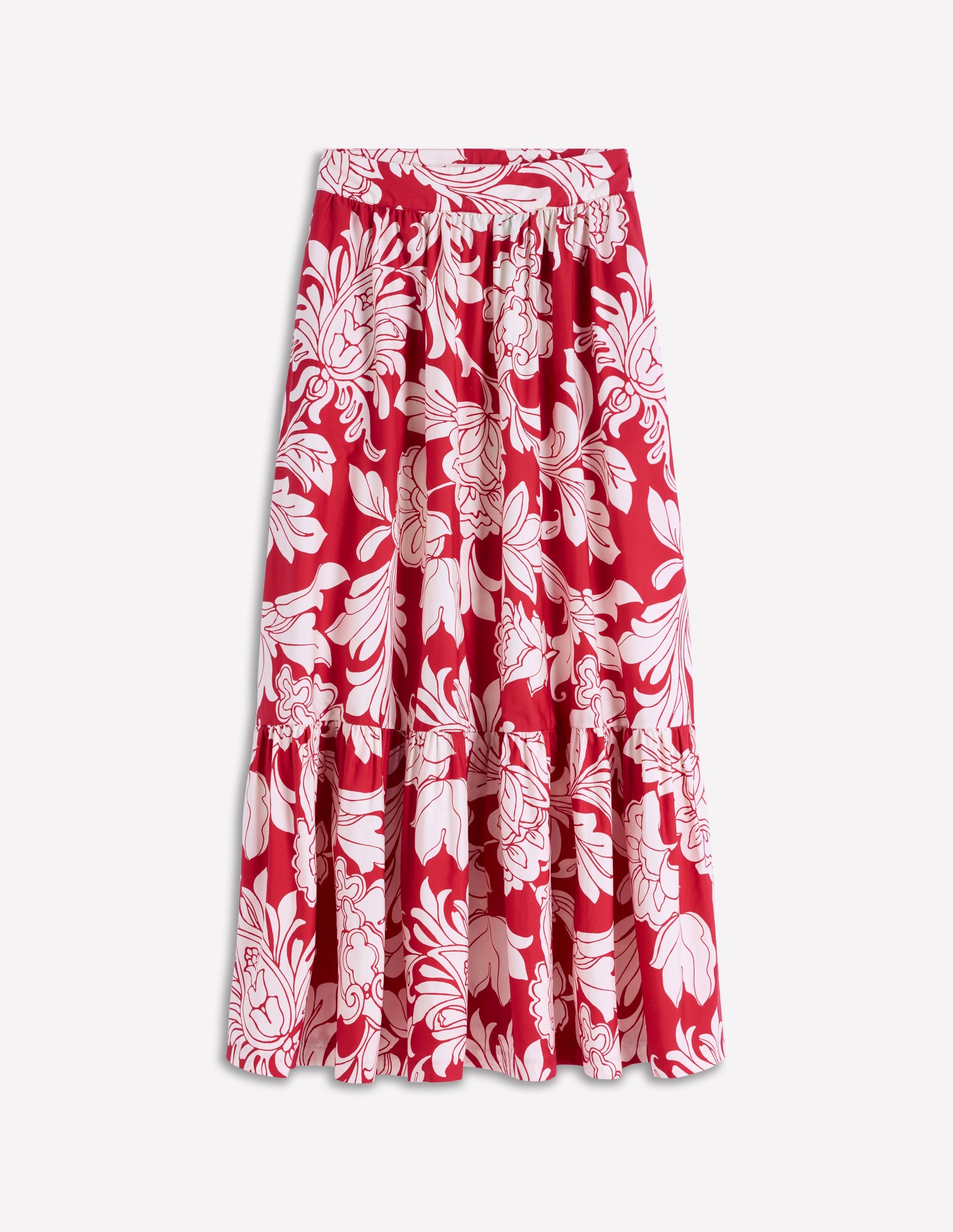 Abigail Poplin Maxi Skirt-Botanical Flourish - Image 5