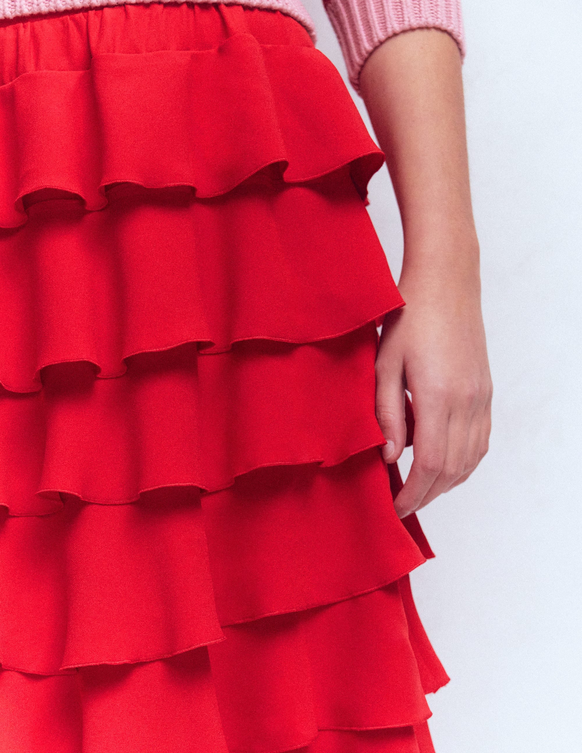 Tiered Maxi Skirt-Salsa | Boden USA