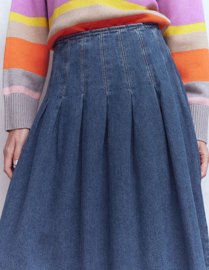 Valentina Denim Skirt-Mid Vintage-3