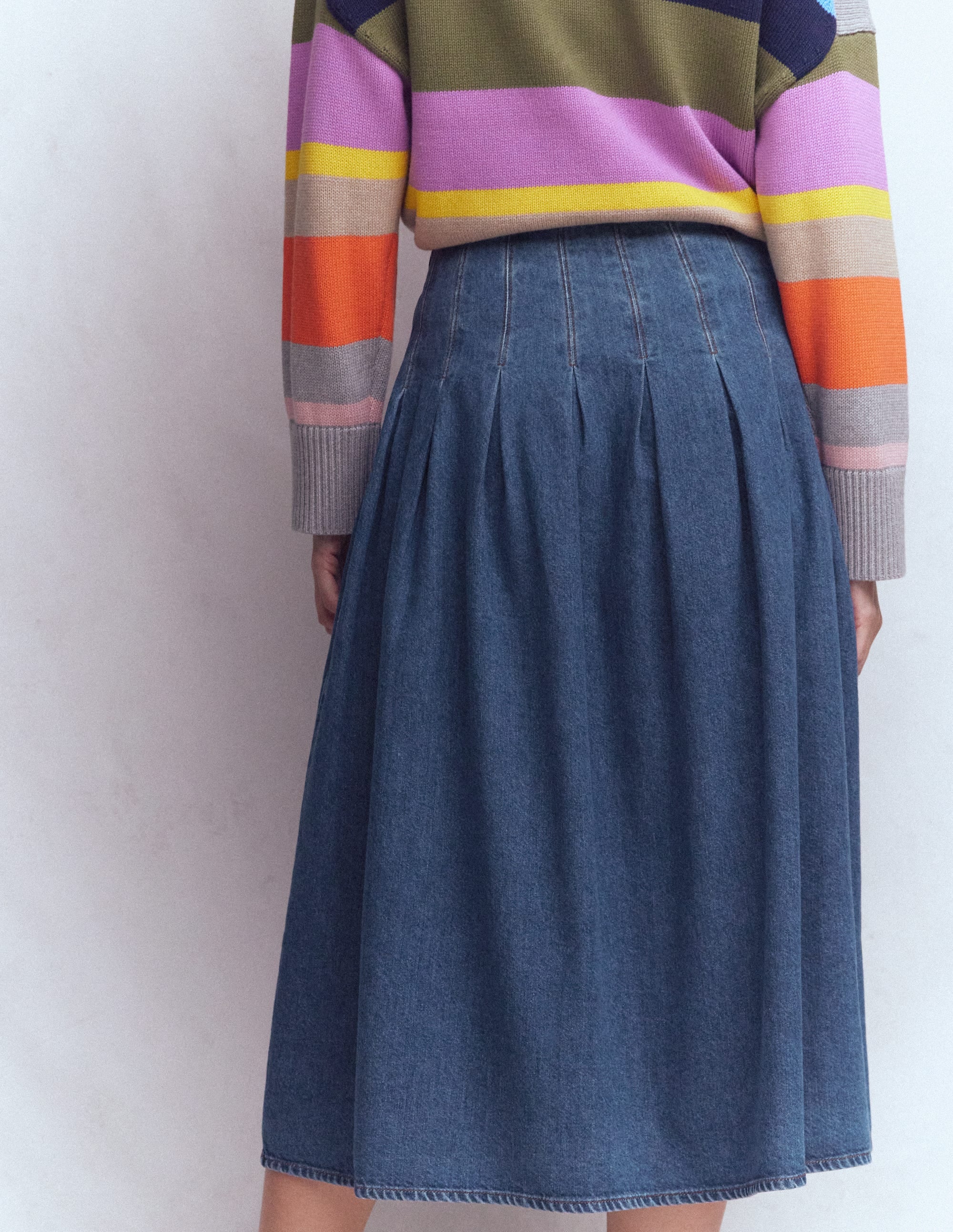 Valentina Denim Skirt-Mid Vintage - Image 3