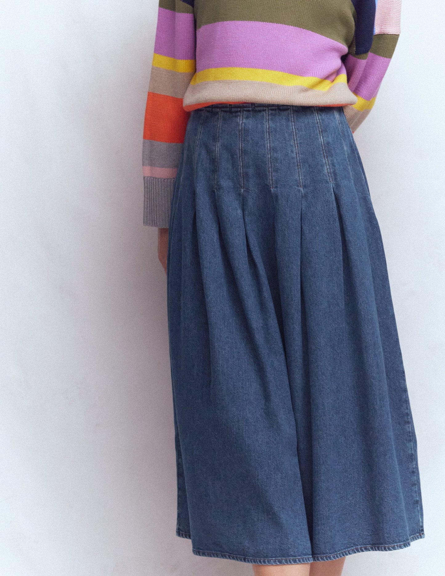 Valentina Denim Skirt-Mid Vintage