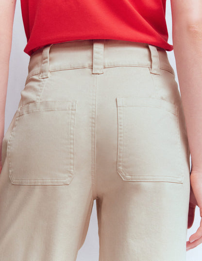 Straight Leg Chino Pants-Almond Milk-2