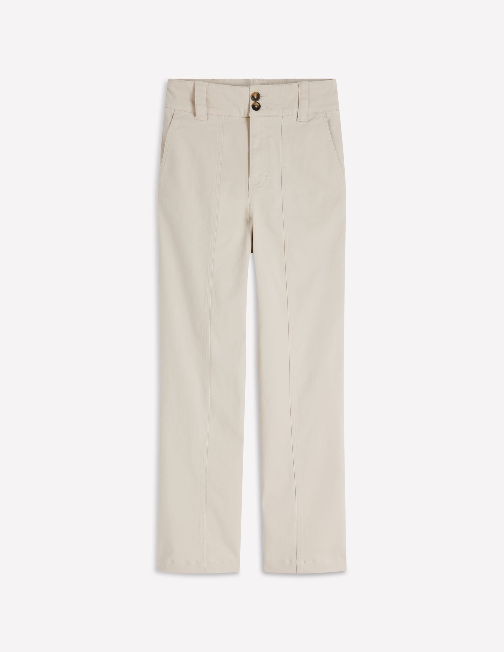 Straight Leg Chino Pants-Almond Milk | Boden USA