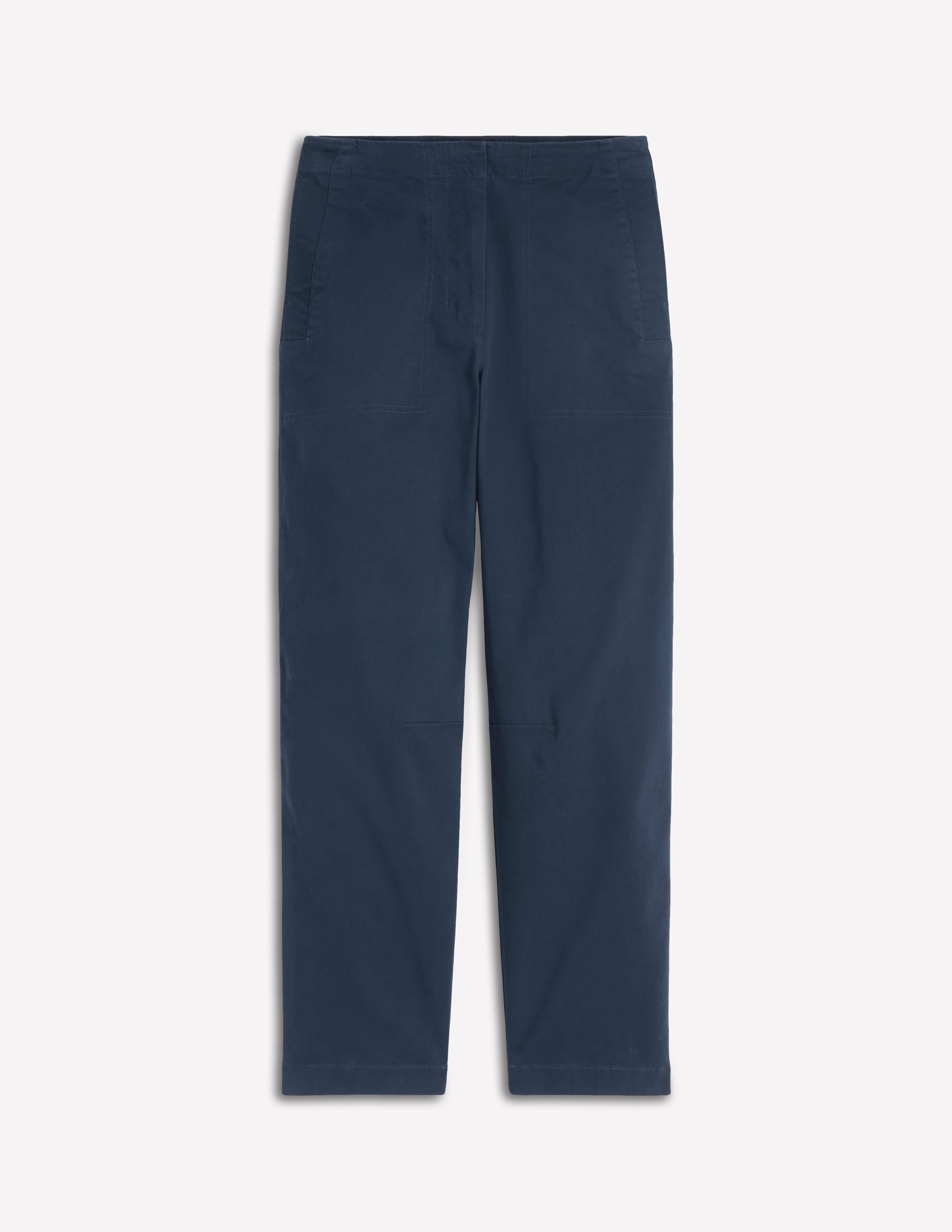 Barrel Leg Chino Pants-Navy - Image 6