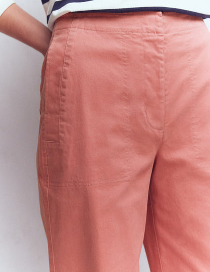Straight Taper Pants-Vintage Rose-2