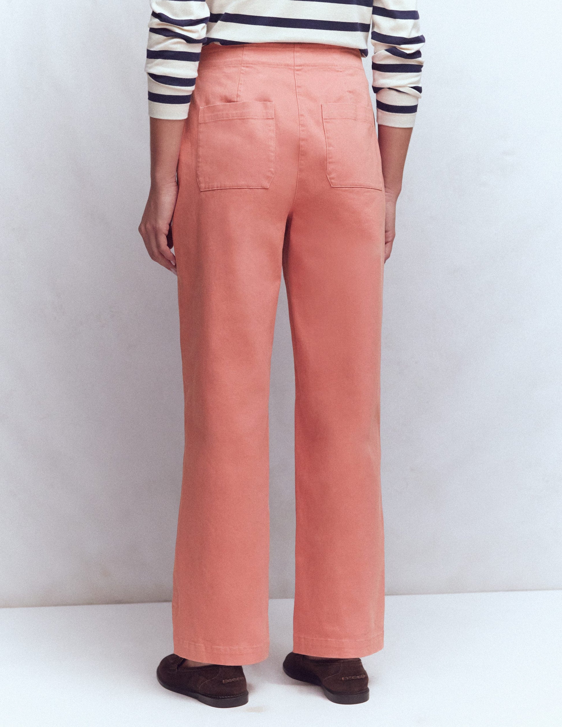 Straight Taper Pants-Vintage Rose-3
