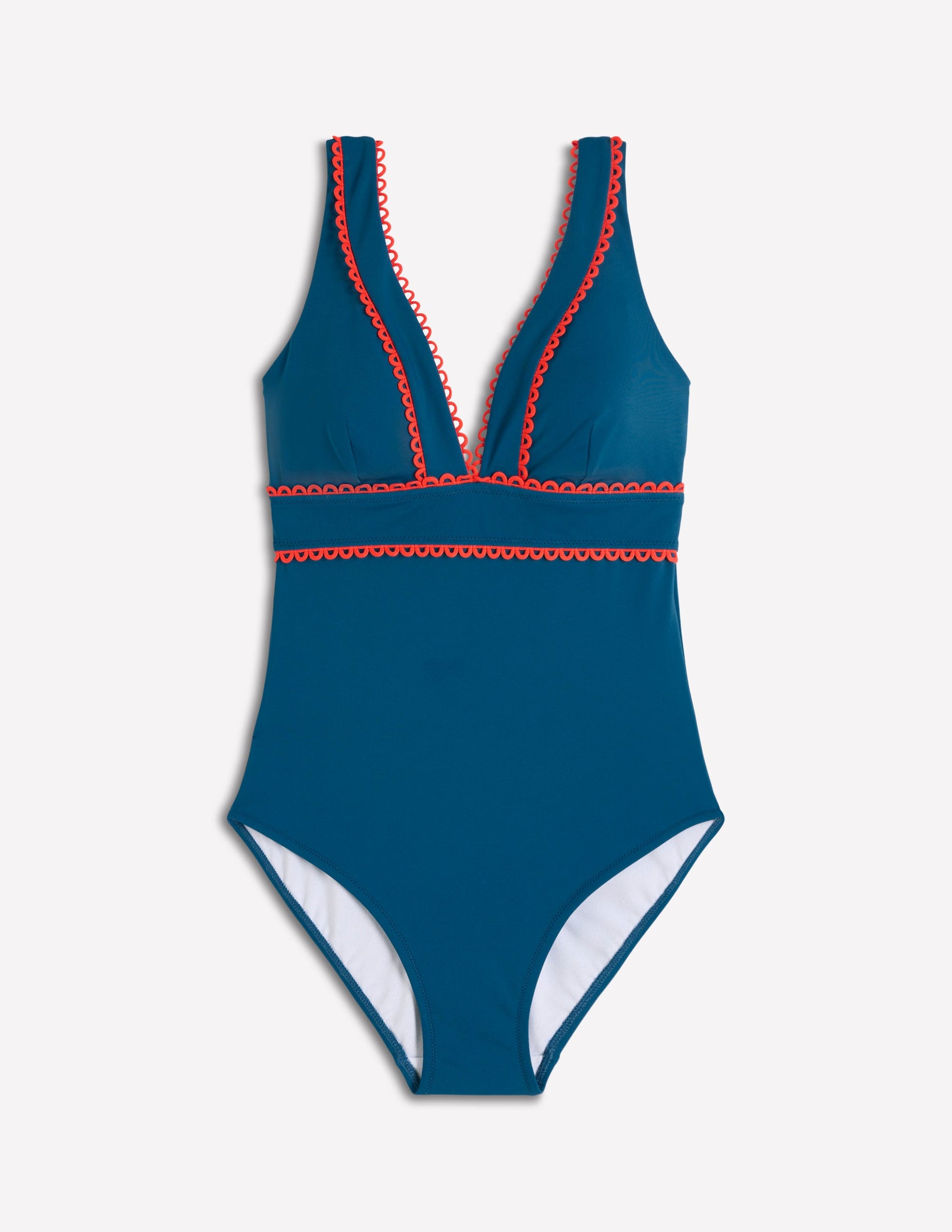 Porto V-neck Swimsuit-Oceanside, Firework-6