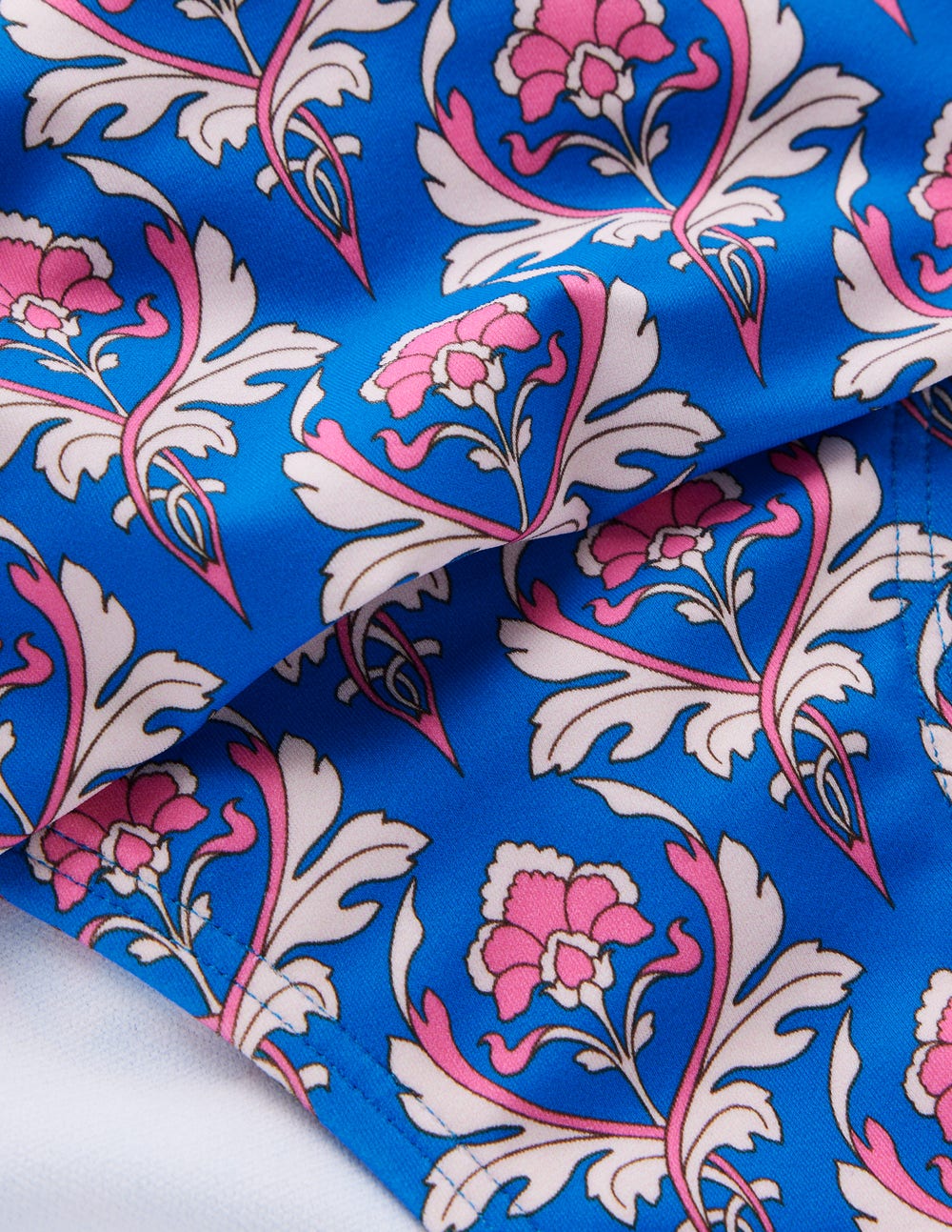 Classic Fold Bikini Bottoms-Blue, Ornamental Stamp-7