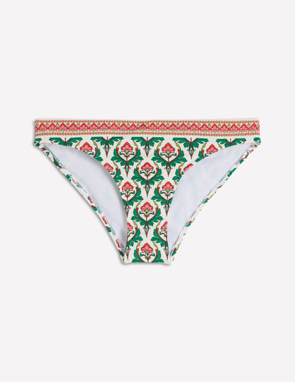 Classic Bikini Bottoms-Multi, Ornamental Stamp-6