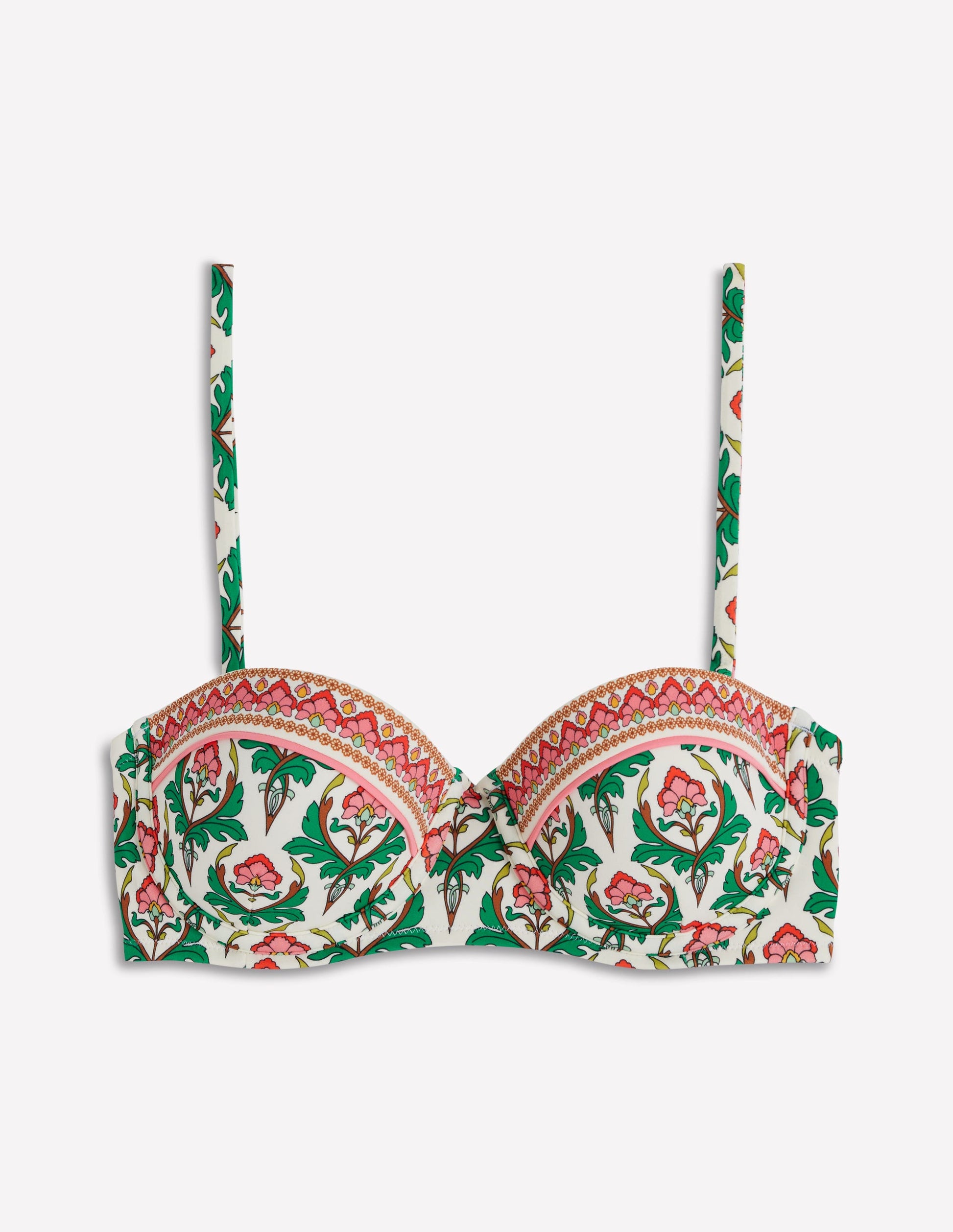 Rhodes Cup Sized Bikini Top-Multi, Ornamental Stamp-7