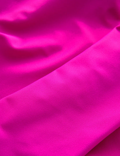 Mykonos Deep V Swimsuit-Bright Fuchsia-7