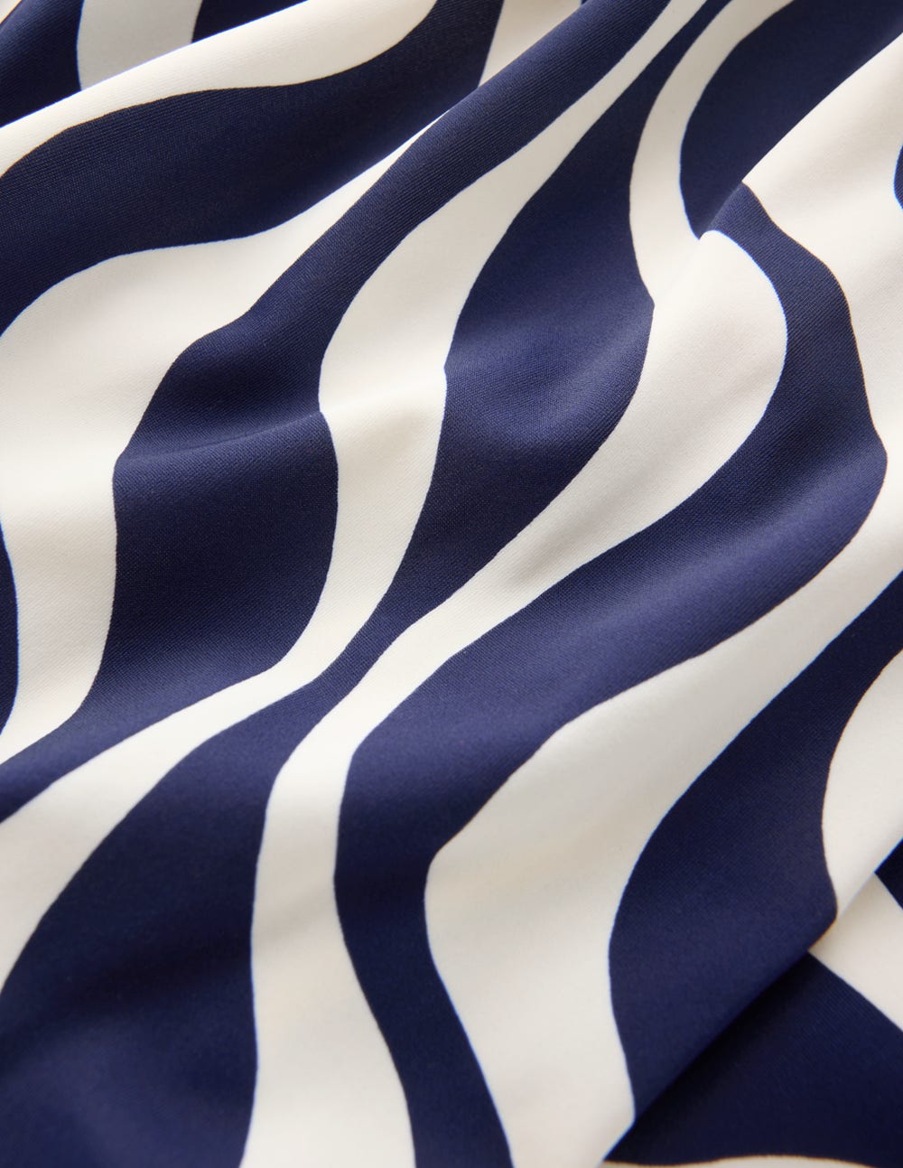 Mykonos Deep V Swimsuit-Navy, Rythmic Wave-6