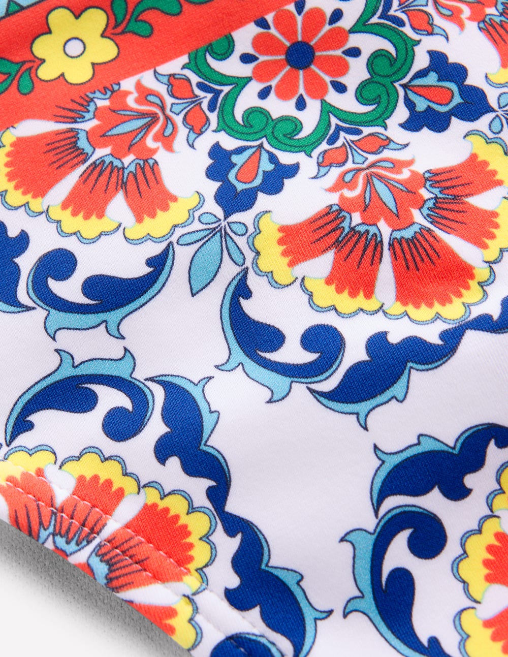Porto Bikini Bottoms-Multi, ornamental trellis