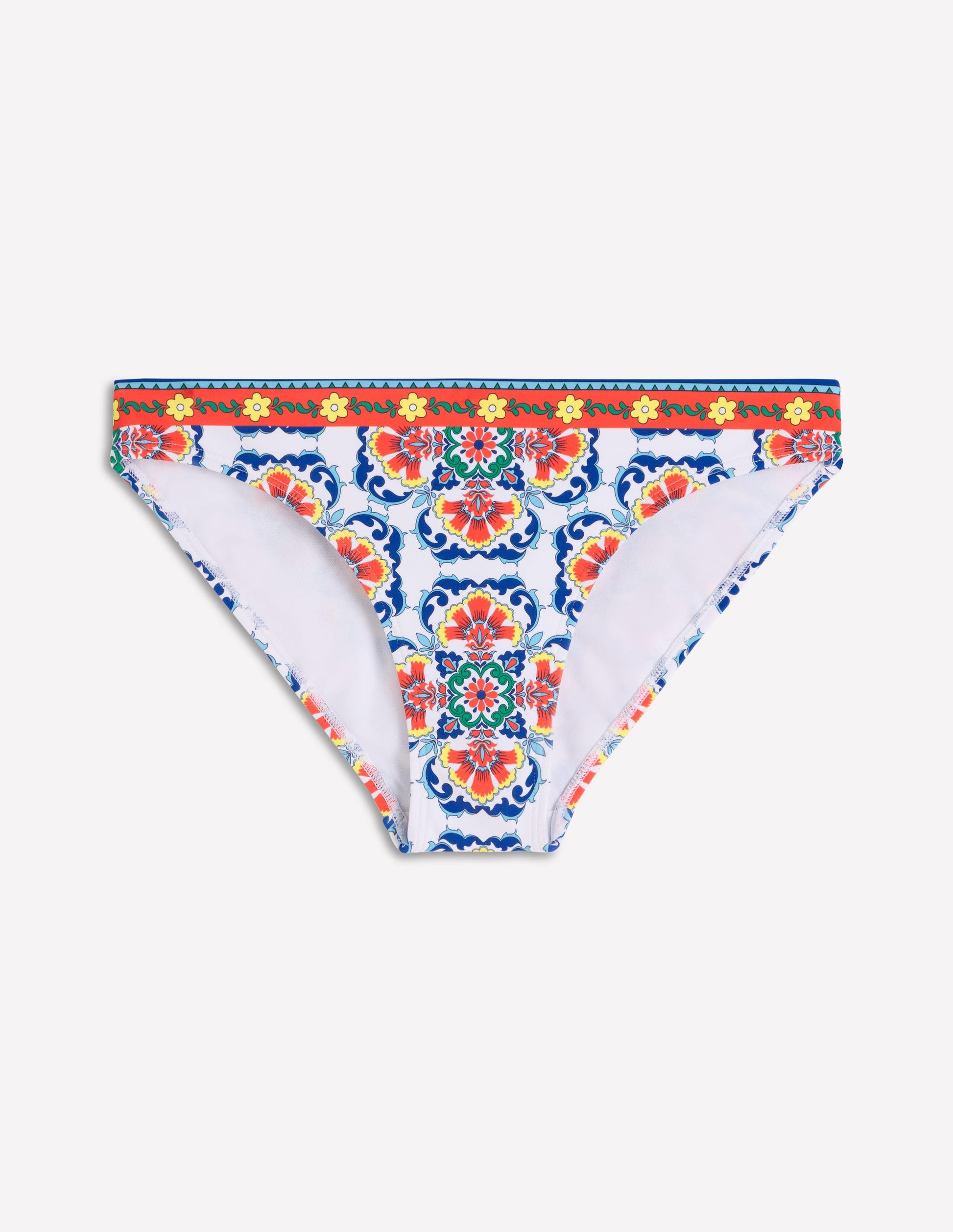 Porto Bikini Bottoms-Multi, ornamental trellis-5