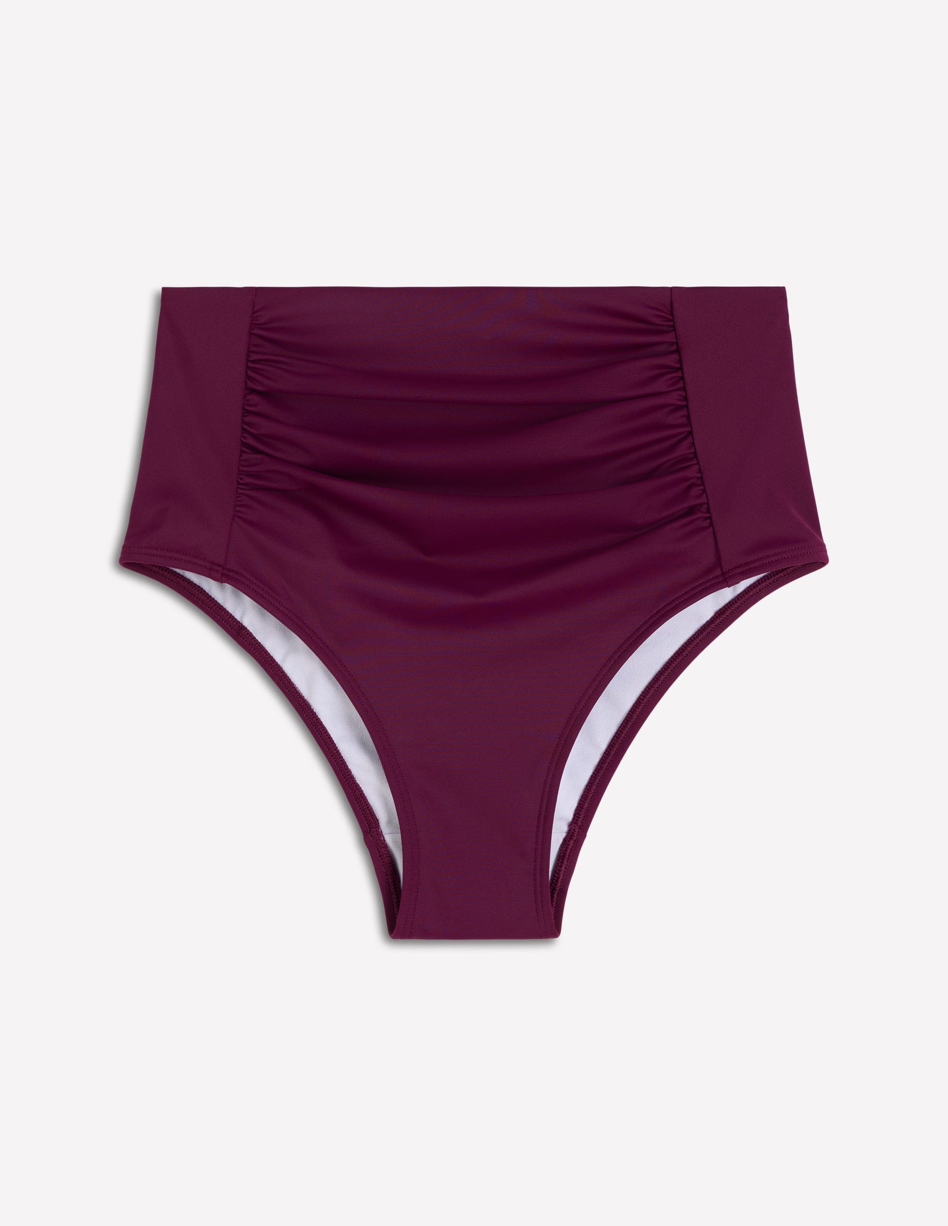Kythira Ruched Bikini Bottoms-Chocberry-7