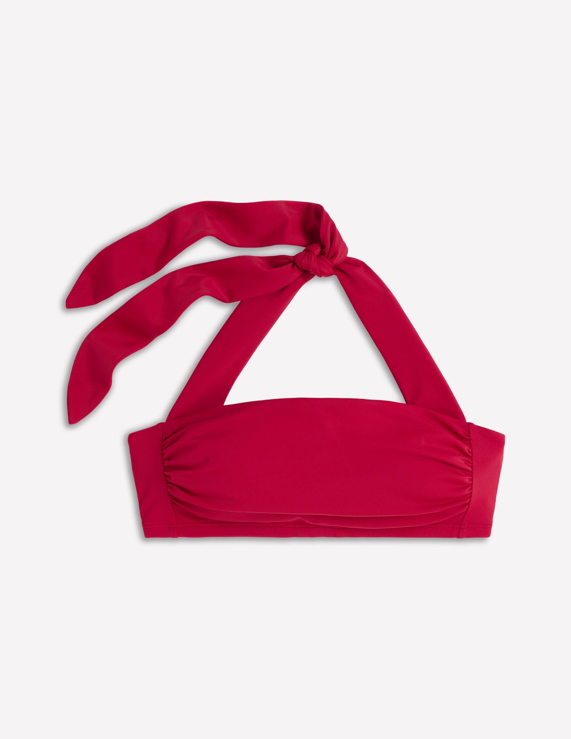 Kythira Ruched Bikini Top-Merida Red - Image 4